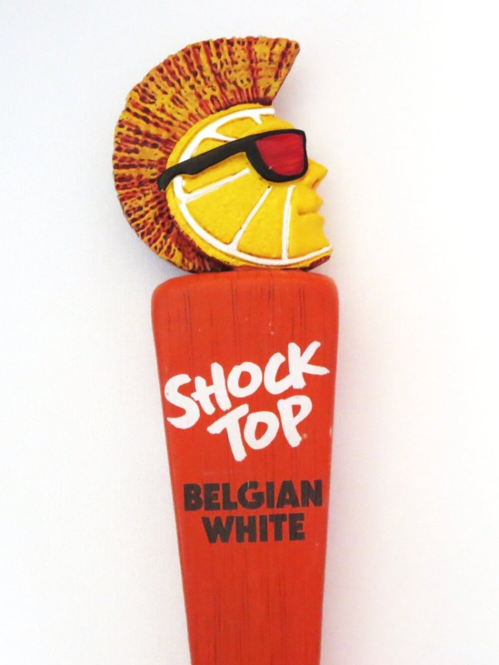 Shock Top Wood Beer Keg Tap Orange Belgian White Home Bar - Picture 2 of 7